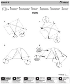Outwell Cloud 2 Tent -Famous Camping Store 111043v20 081