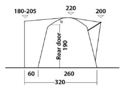 Outwell Milestone Shade Drive Away Awning -Famous Camping Store 111100 6