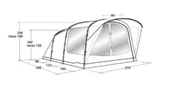 Outwell Oakwood 3 Tent -Famous Camping Store 111208 oakwood 3 drawing perspective2