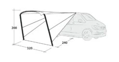 Outwell Touring Canopy Air 14 Outwell Touring Canopy Air -Famous Camping Store 111253 touring canopy air drawing perspective2