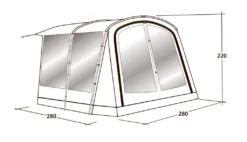 Outwell Universal Awning Size 1 -Famous Camping Store 111290 universal awning size 1 drawing perspective2