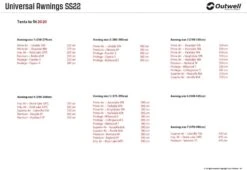 Outwell Universal Tent Awning Size 6 -Famous Camping Store 11129513