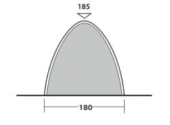 Outwell Free Standing Inner Tent L -Famous Camping Store 111340 free standing inner l drawing other4