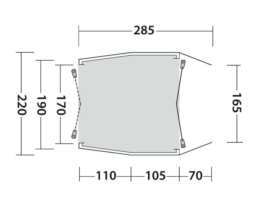 Outwell Dunecrest Drive Away Awning 4 Outwell Dunecrest Drive Away Awning - Image 2