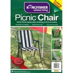 Kingfisher Folding Lightweight Picnic Camping Chair -Famous Camping Store 6188