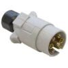 Type S 7 Pin Plastic Plug -Famous Camping Store 7pin 12stype trailer or caravan plug white