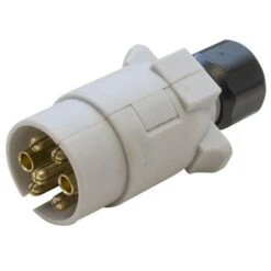 Type S 7 Pin Plastic Plug -Famous Camping Store 7pin 12stype trailer or caravan plug whiterev