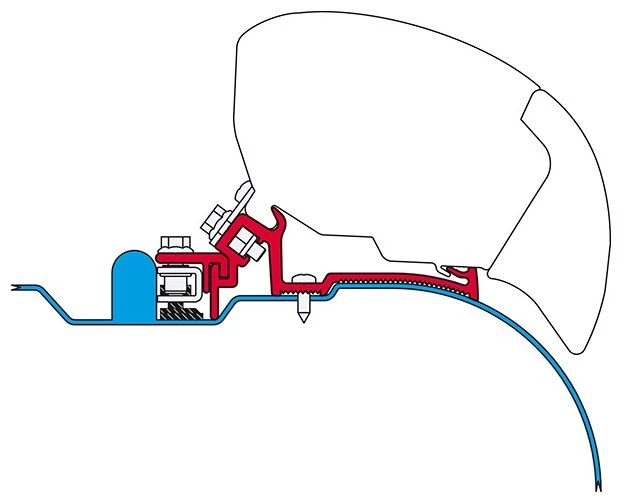 Fiamma F65/F80 Adapter Kit (Iveco Daily H2) 3 Fiamma F65/F80 Adapter Kit (Iveco Daily H2)