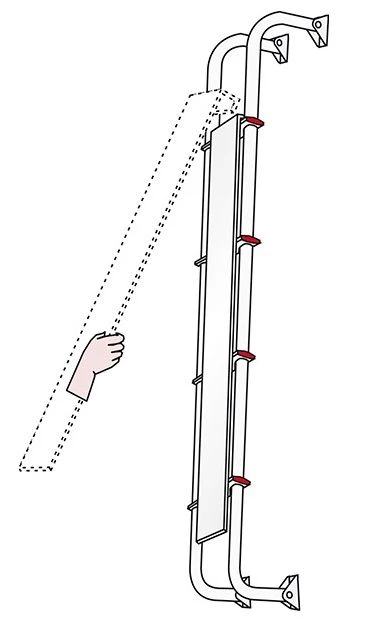 Fiamma Ladder Safety Plate 4 Fiamma Ladder Safety Plate - Image 2