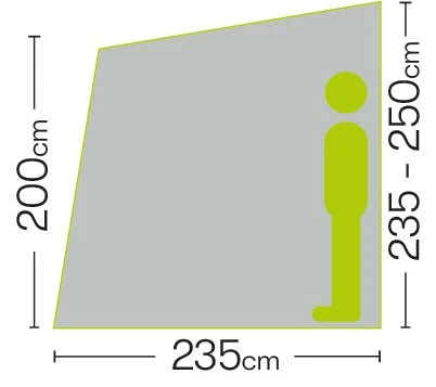 Quest Falcon 220 Poled Porch Caravan Awning 14 Quest Falcon 220 Poled Porch Caravan Awning - Image 12