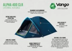 Vango Alpha 400 CLR Tent -Famous Camping Store alpha 400 clr