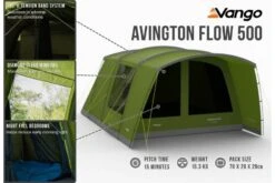 Vango Avington Flow 500 Tent -Famous Camping Store avington flow 5003