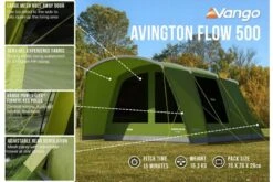 Vango Avington Flow 500 Tent -Famous Camping Store avington flow 5004