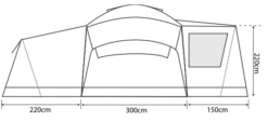 Outdoor Revolution Camp Star 1200 Air Tent Bundle (2022) -Famous Camping Store campstar 1200 3