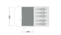 Easy Camp Palmdale 500 Lux Tent Carpet (275cm X 175cm) -Famous Camping Store carpet palmdale 500 500 lux