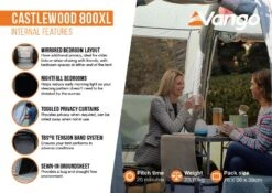 Vango Castlewood 800XL Tent Package -Famous Camping Store castlewood 800xl infographic2