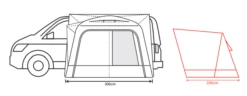 Outdoor Revolution Cayman Air Low Drive Away Awning -Famous Camping Store cayman air 3