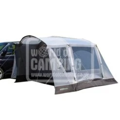 Outdoor Revolution Cayman Curl Air Mid Drive Away Awning -Famous Camping Store curl air white