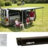 Fiamma F40Van 270 Awning For VW T5/T6 -Famous Camping Store deep black f40 van 270 royal grey fabric