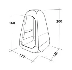 Easy Camp Little Loo Toilet Tent -Famous Camping Store easy camp little loo 2