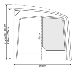 Outdoor Revolution Eclipse Pro 380L Caravan/Motorhome Awning -Famous Camping Store eclipse pro 380 2 2