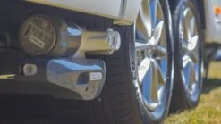 Powrtouch Evolution Single Axle Manual Caravan Mover -Famous Camping Store evo in situ image