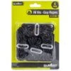 Pack Of 4 Black High Vis Guy Ropes -Famous Camping Store guy lines