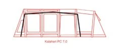 Outdoor Revolution Kalahari PC 7.0 Side Sun Wing -Famous Camping Store kalahari sun wing 2 1 1