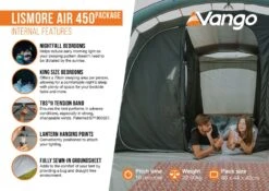 Vango Lismore Air 450 Tent Package -Famous Camping Store lismore air 450 package2 medium