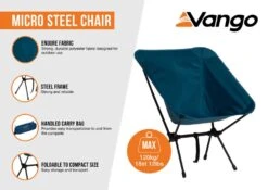 Vango Micro Steel Chair Standard -Famous Camping Store micro steel infographic low res