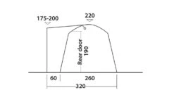 Outwell Milestone Dash Drive Away Awning -Famous Camping Store milestone dash measurments