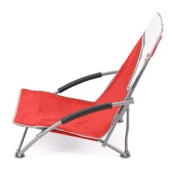 Volkswagen Red Campervan Folding Low Camping Chair -Famous Camping Store ol0192 vw low folding chair red 4 26d633