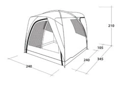 Outwell Beachcrest Driveaway Awning -Famous Camping Store outwell beachcrest dimensions