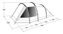 Outwell Dash 4 Tent -Famous Camping Store outwell dash4 tent dimensions