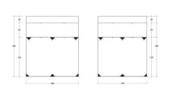 Outwell Fallcrest Side Panel Set 12 Outwell Fallcrest Side Panel Set -Famous Camping Store outwell fallcrest awning side panel set 5