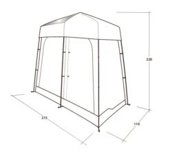 Outwell Seahaven Comfort Station Double Utility Tent -Famous Camping Store outwell seahaven comfort station double utility tent 2