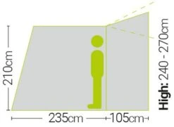 Quest Falcon 300 High Poled Drive Away Awning 7 Quest Falcon 300 High Poled Drive Away Awning -Famous Camping Store quest falcon 300 poled drive away awning high 3