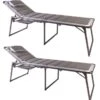 Pair Of Quest Elite Naples Pro Loungers -Famous Camping Store quest lounge pair