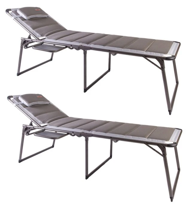 Pair Of Quest Elite Naples Pro Loungers