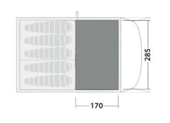 Robens Wolf Moon 5XP Carpet (285cm X 170cm) -Famous Camping Store robens wolf carpet