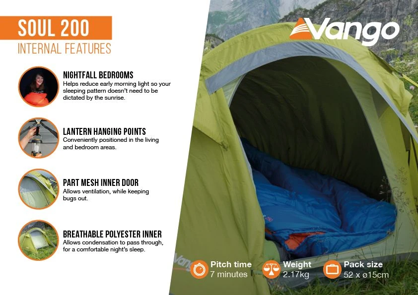 Vango Soul 200 Tent 6 Vango Soul 200 Tent - Image 4