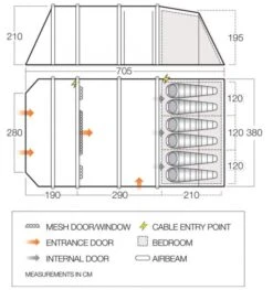 Vango Stargrove II Air TC 600XL Tent 9 Vango Stargrove II Air TC 600XL Tent -Famous Camping Store stargrove ii air tc 600xl