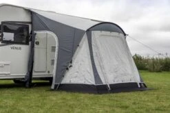 Sunncamp Swift 260 Deluxe SC Caravan Awing -Famous Camping Store swift deluxe 260 sc