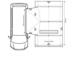 Outdoor Revolution Movelite T4E PC Lowline Awning -Famous Camping Store t4e pc 1 3 1main